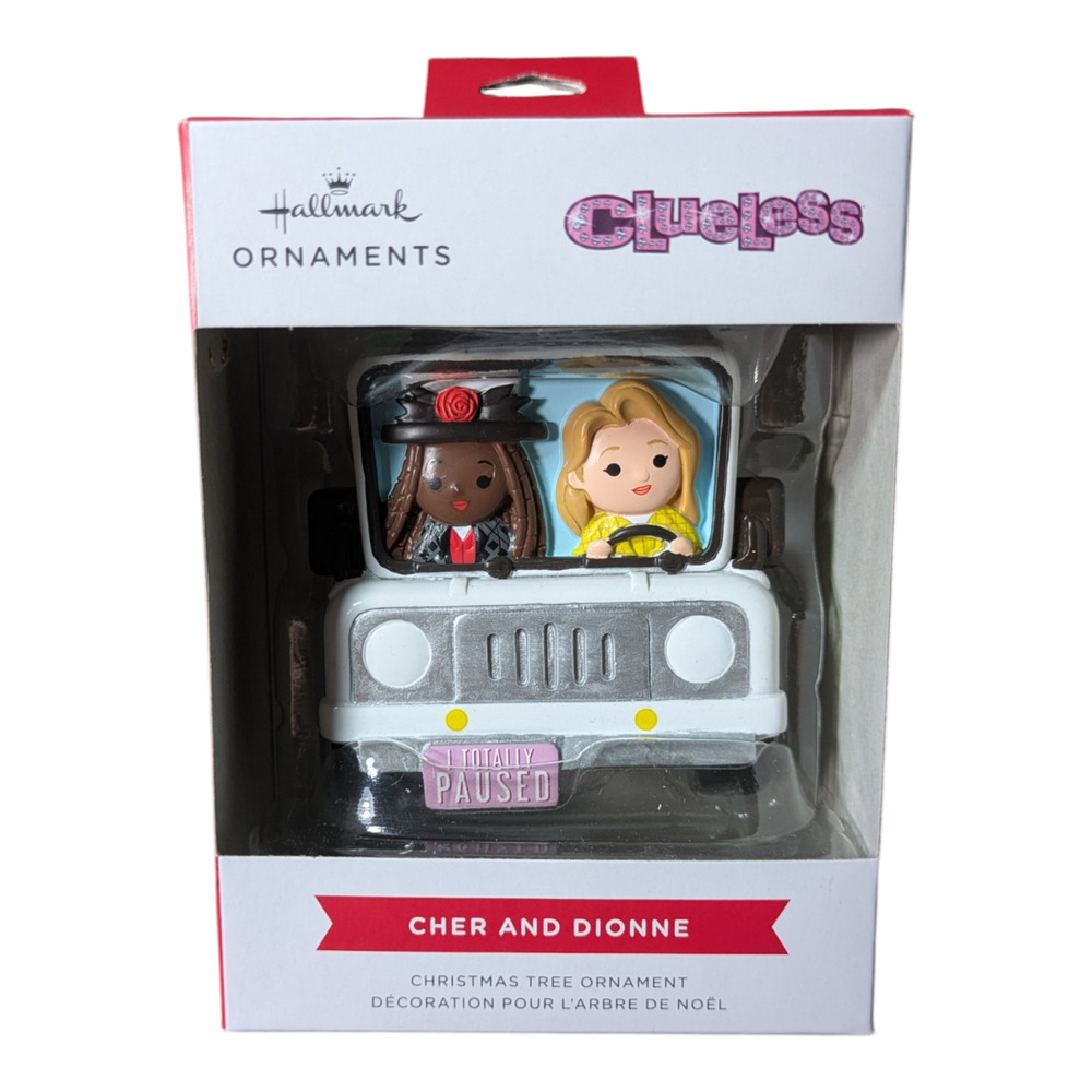Clueless Cher and Dionne Christmas Hallmark Ornament NIB Gift